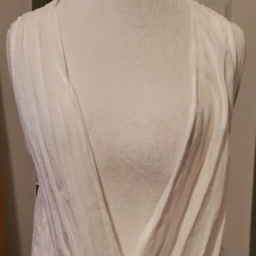 Women's Silence +Noise White Cross Front Tank